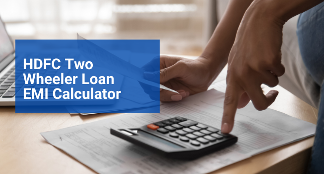 HDFC Two Wheeler Loan EMI Calculator